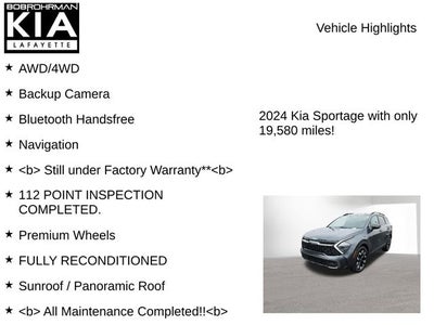 2024 Kia Sportage Plug-In Hybrid X-Line Prestige