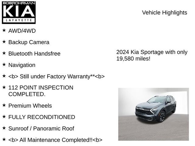 2024 Kia Sportage Plug-In Hybrid X-Line Prestige
