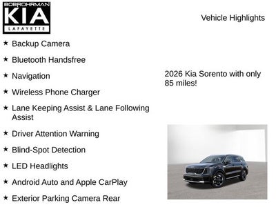 2026 Kia Sorento Hybrid EX