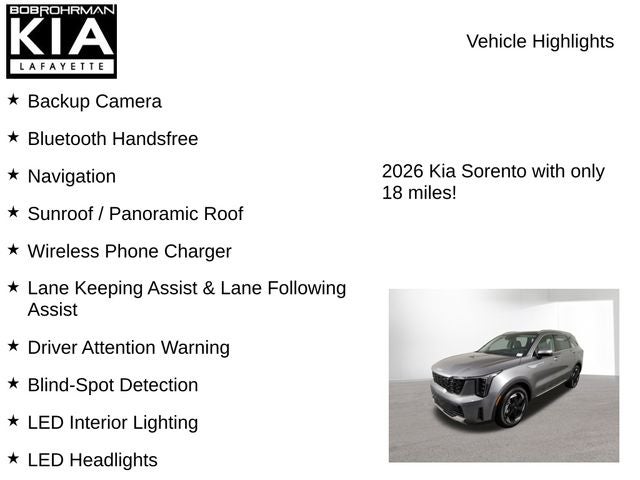 2026 Kia Sorento Hybrid EX