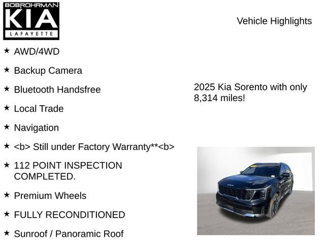 2025 Kia Sorento Hybrid EX