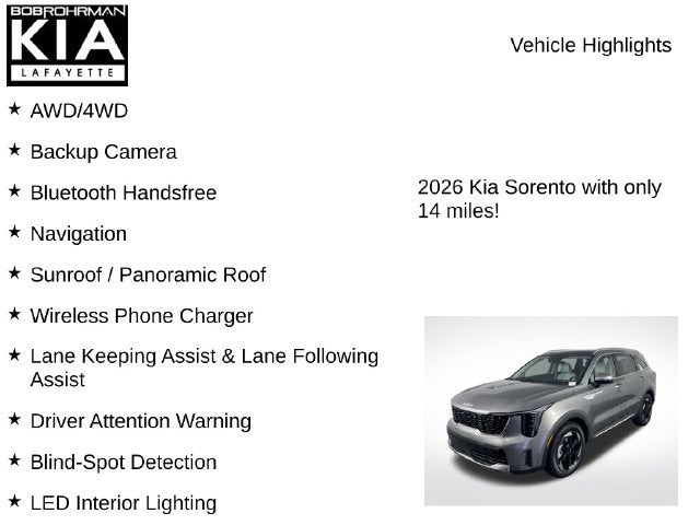 2026 Kia Sorento Hybrid EX