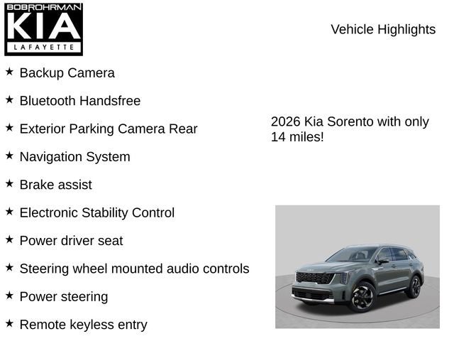 2026 Kia Sorento Hybrid EX