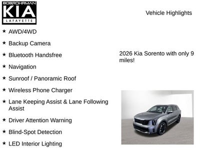 2026 Kia Sorento Hybrid EX