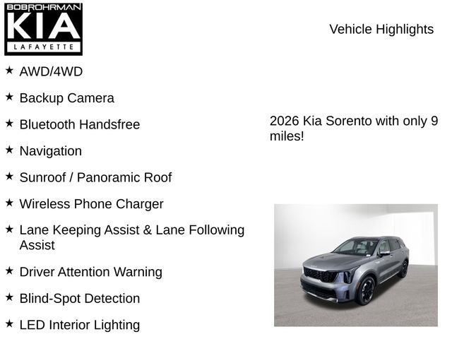2026 Kia Sorento Hybrid EX