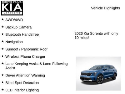2026 Kia Sorento Hybrid EX