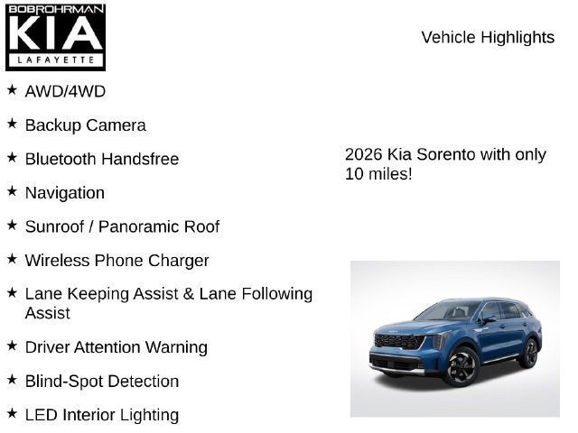 2026 Kia Sorento Hybrid EX