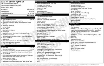 2023 Kia Sorento Hybrid EX