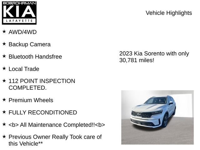 2023 Kia Sorento Hybrid EX