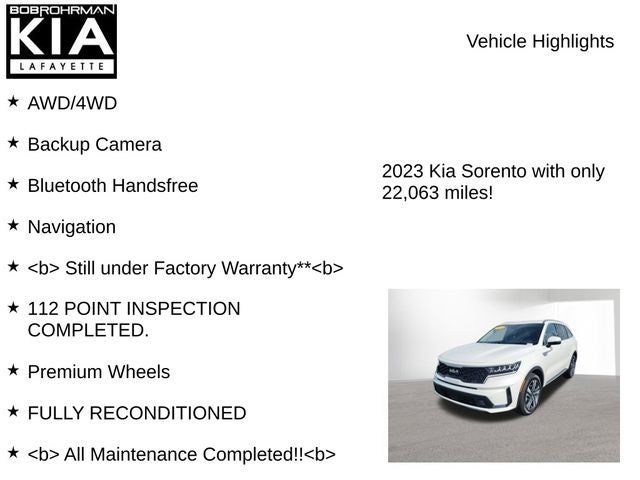 2023 Kia Sorento Hybrid EX