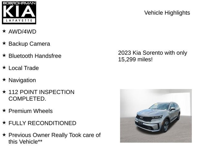 2023 Kia Sorento Hybrid EX