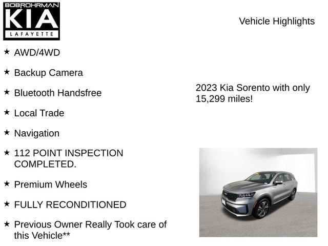 2023 Kia Sorento Hybrid EX