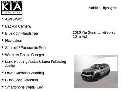 2026 Kia Sorento Hybrid X-Line SX Prestige