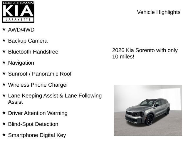 2026 Kia Sorento Hybrid X-Line SX Prestige
