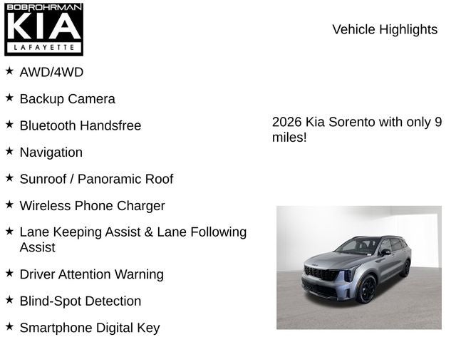 2026 Kia Sorento Hybrid X-Line SX Prestige