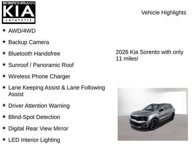 2026 Kia Sorento Hybrid X-Line SX Prestige