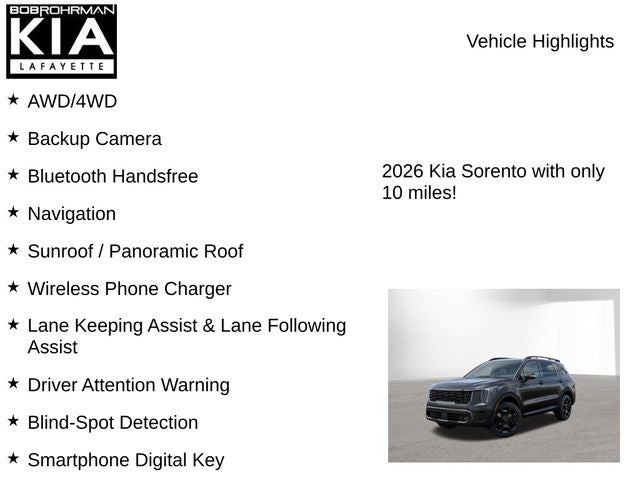 2026 Kia Sorento Hybrid X-Line SX Prestige
