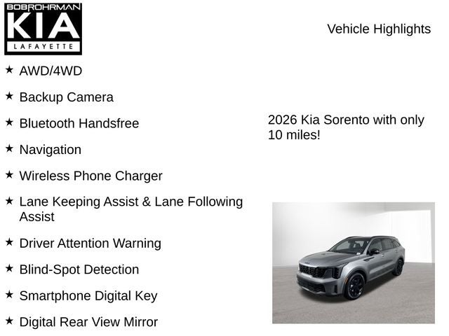 2026 Kia Sorento Hybrid X-Line SX Prestige