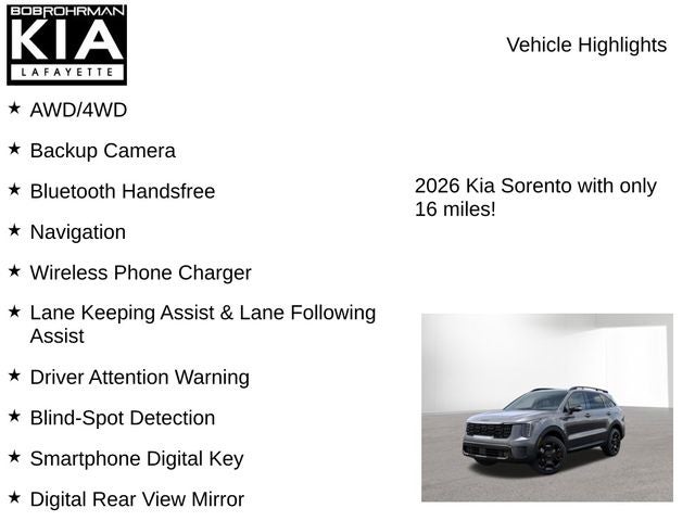 2026 Kia Sorento Hybrid X-Line SX Prestige