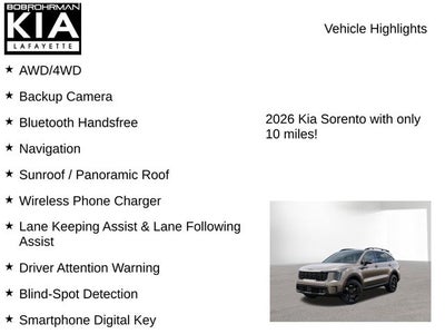2026 Kia Sorento Hybrid X-Line SX Prestige