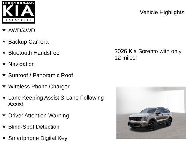 2026 Kia Sorento Hybrid X-Line SX Prestige