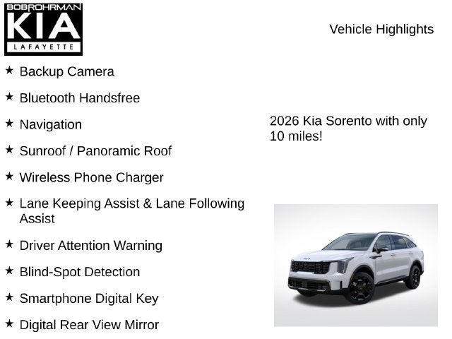 2026 Kia Sorento Hybrid X-Line SX Prestige