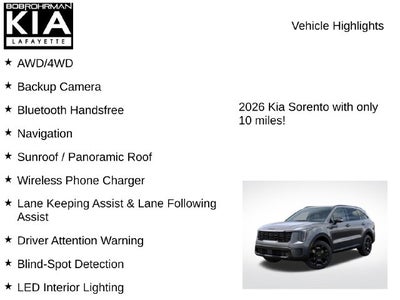 2026 Kia Sorento Hybrid X-Line SX Prestige