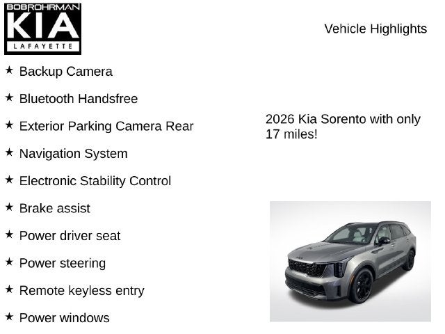 2026 Kia Sorento Hybrid X-Line SX Prestige