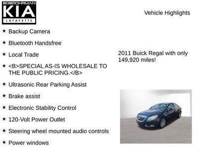 2011 Buick Regal CXL Russelsheim