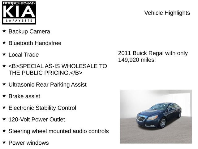 2011 Buick Regal CXL Russelsheim