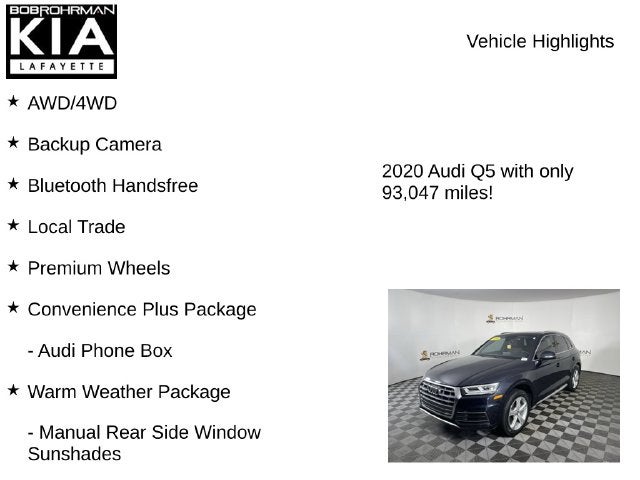 2020 Audi Q5 45 Premium Plus quattro