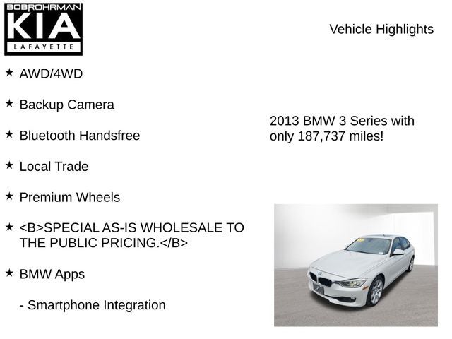 2013 BMW 3 Series 335i xDrive