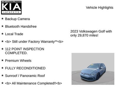 2023 Volkswagen Golf GTI Autobahn