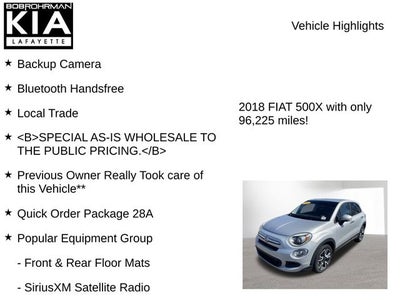 2018 FIAT 500X Pop