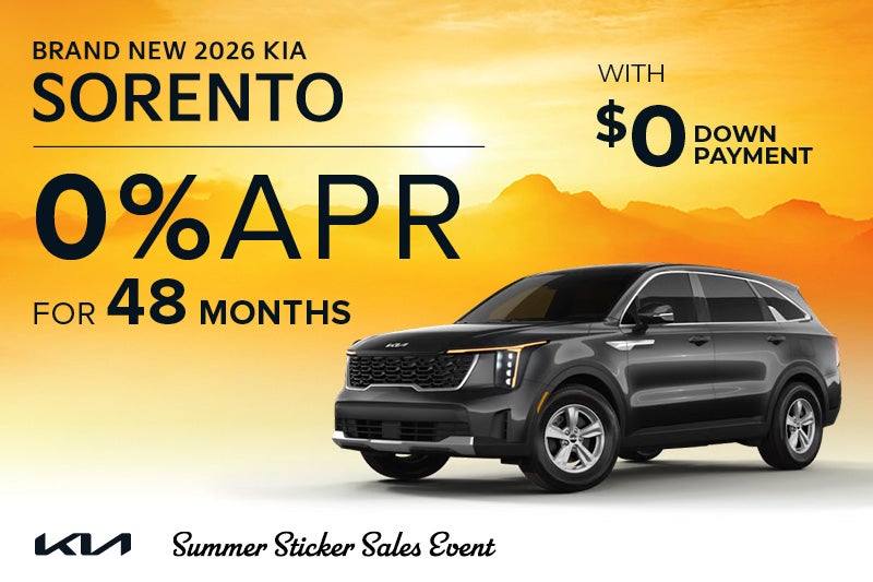 Brand New 2026 Kia SORENTO