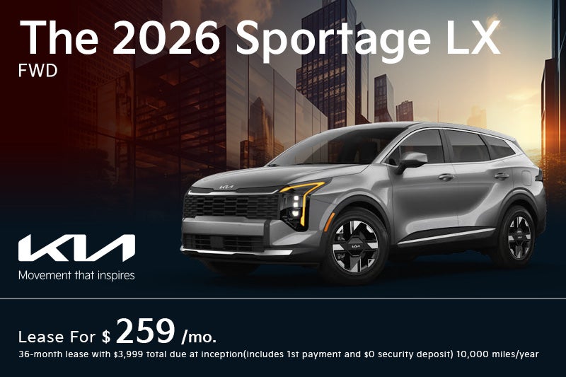 The 2026 Kia Sportage LX FWD