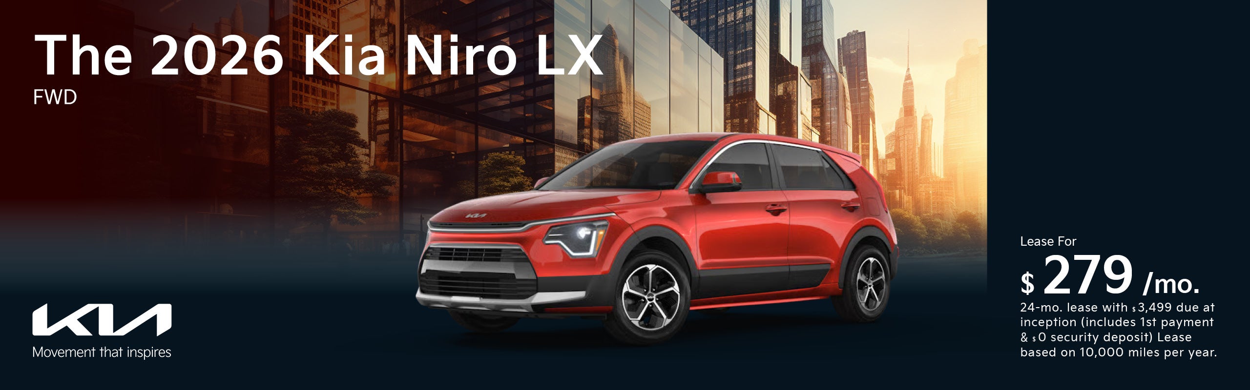 The 2026 Kia Niro LX FWD