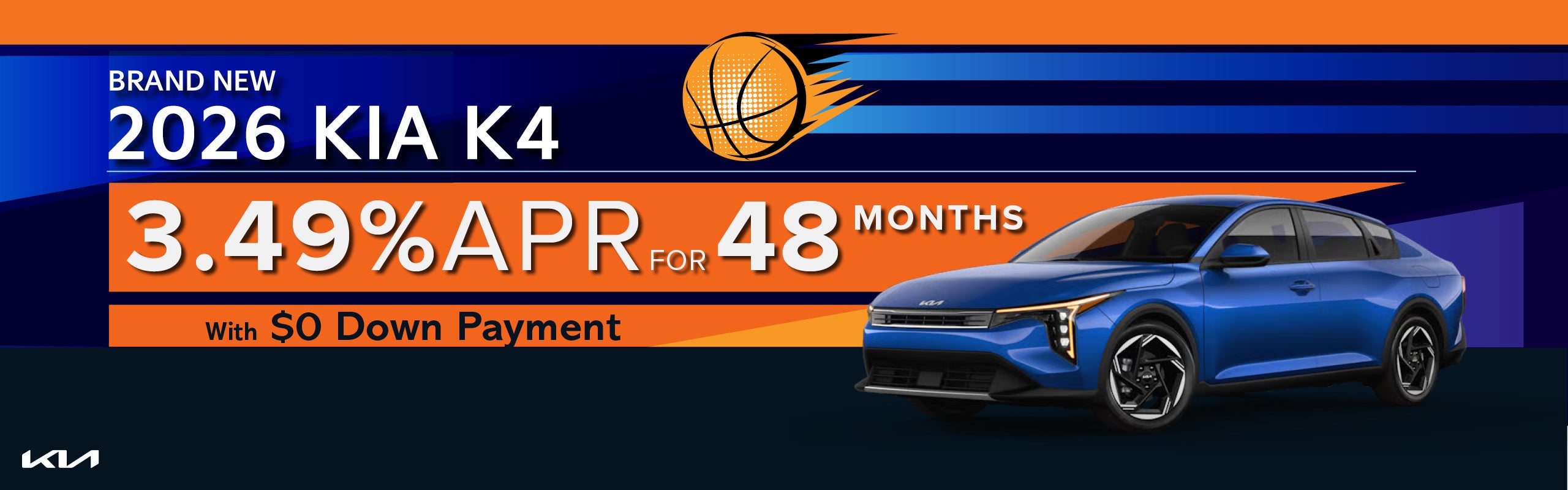 Brand new 2026 Kia K4