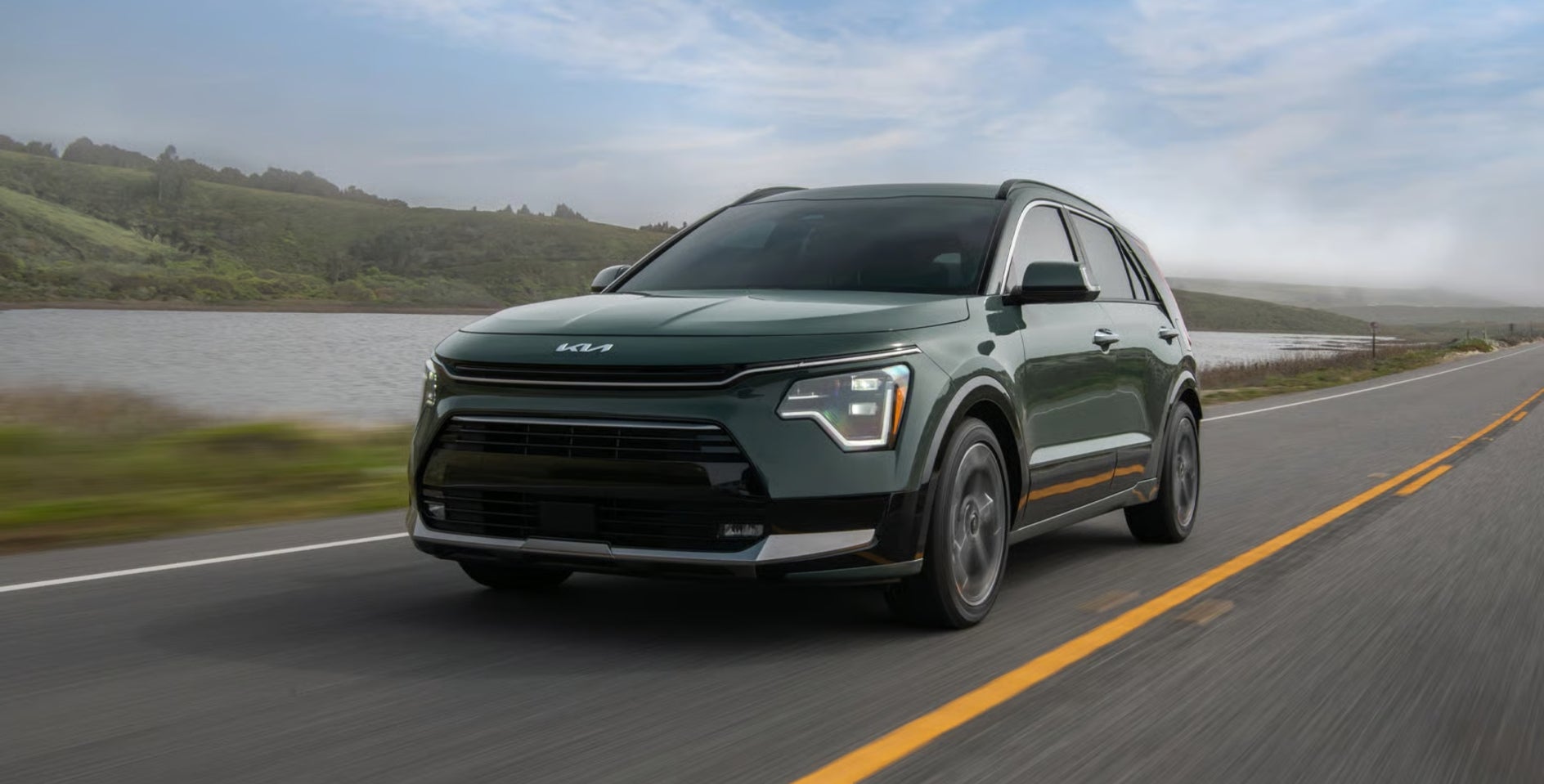 2025 Kia Niro Hybrid on Highway