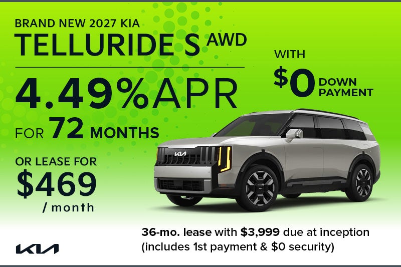 Brand New 2027 Kia TELLURIDE S AWD