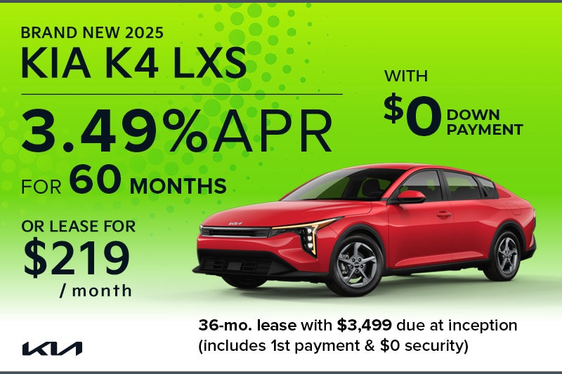 Brand New 2026 Kia K4 LXS