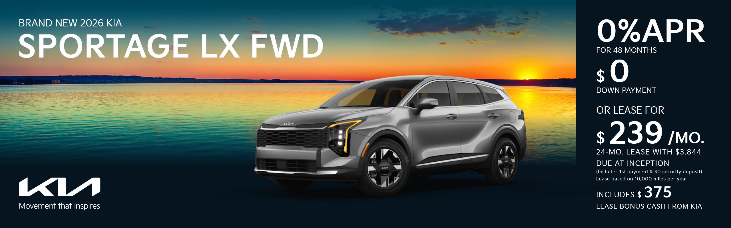 Brand New 2026 Kia Sportage