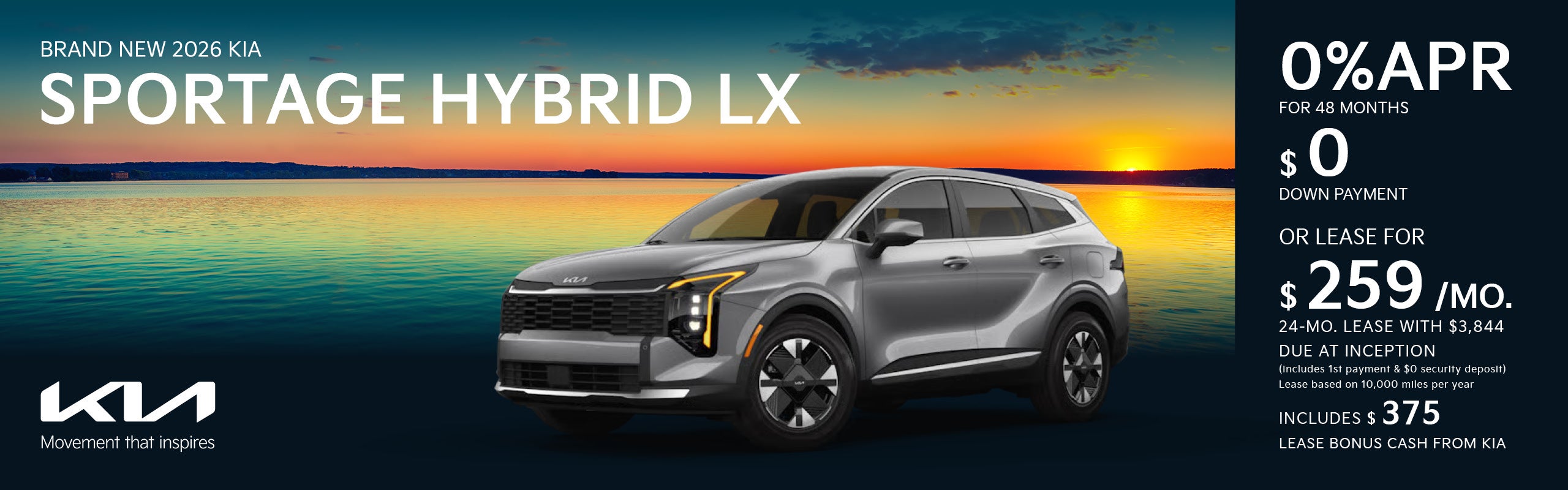 Brand New 2026 Kia Sportage hybrid