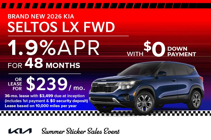 Brand New 2026 Kia SELTOS LX FWD